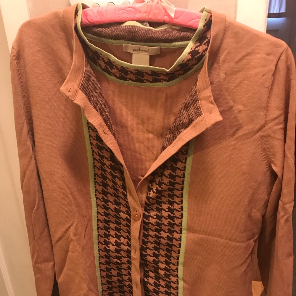 Casual cardigan and shirt